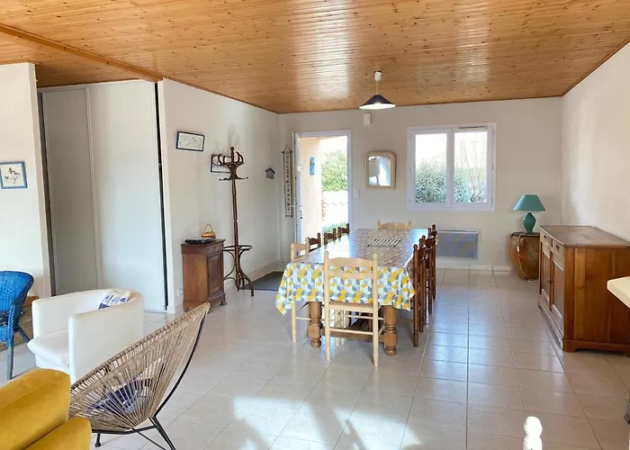 Maison Familiale Ideale : Proche Et Centre, Calme, Terrasse, 8 Pers, Wifi, Garage - Fr-1-231-275 * Brétignolles-sur-Mer