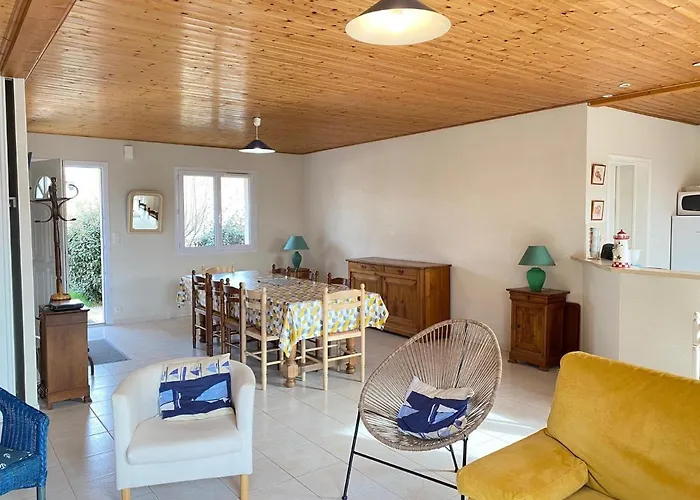 Maison Familiale Ideale : Proche Et Centre, Calme, Terrasse, 8 Pers, Wifi, Garage - Fr-1-231-275 Brétignolles-sur-Mer